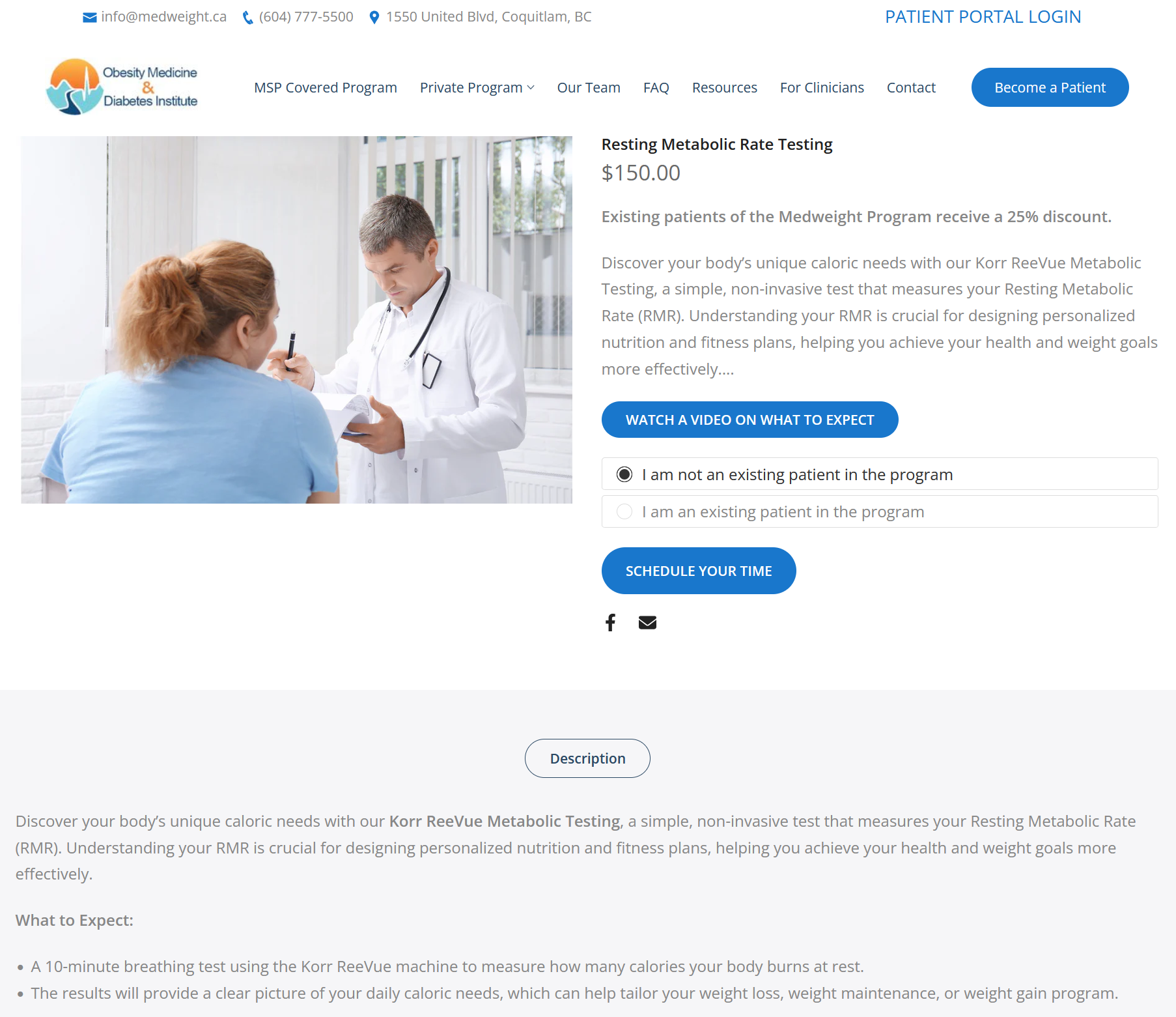 OMDI Shopify Product Page