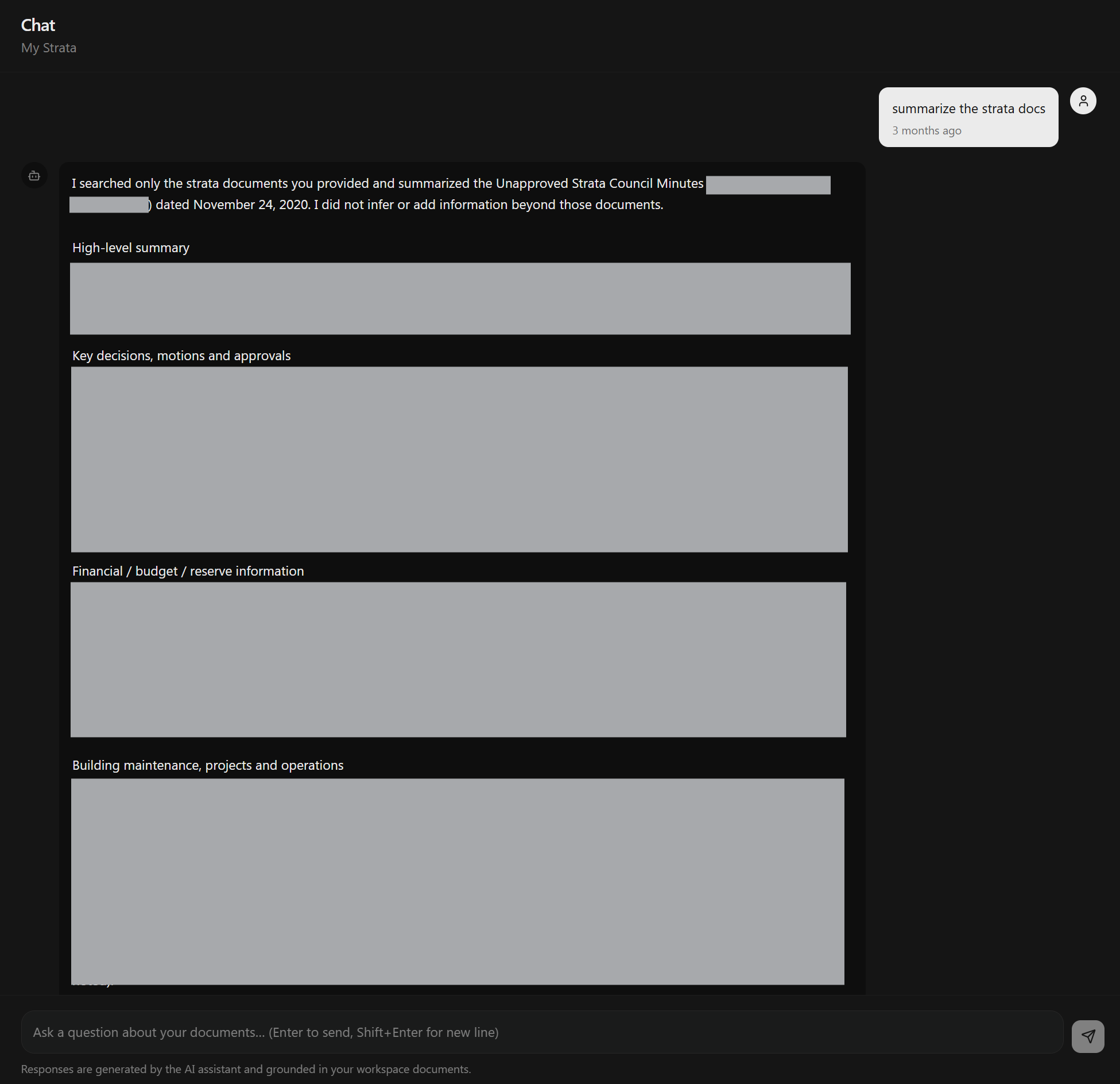 StrataSimplify Chat