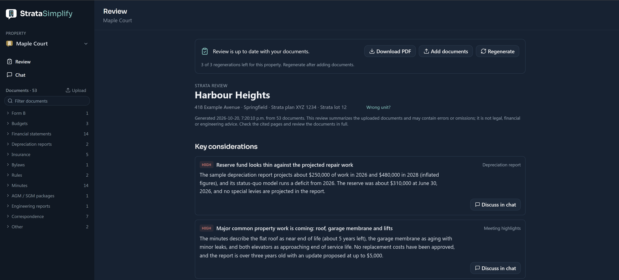 StrataSimplify β a smart condo paperwork assistant