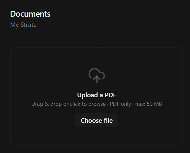 StrataSimplify Upload